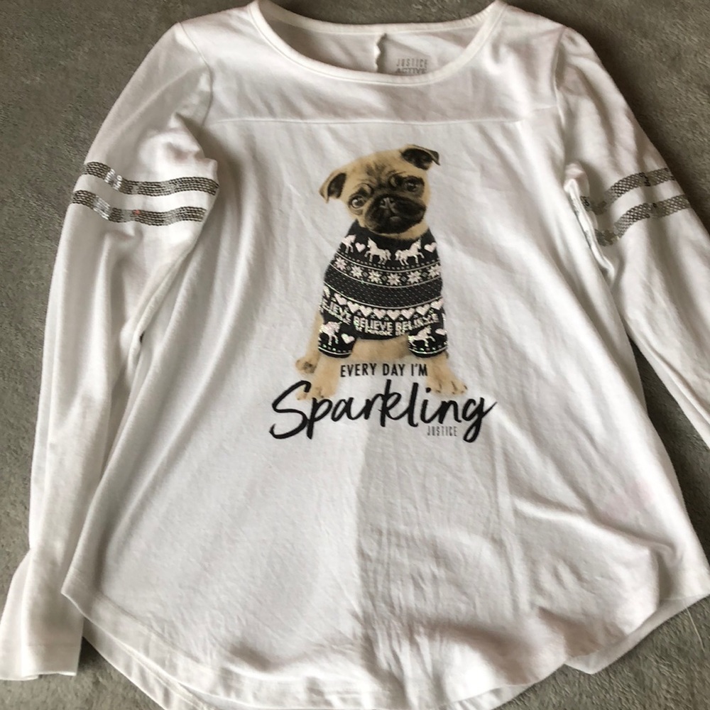 Justice long sleeve shirt
